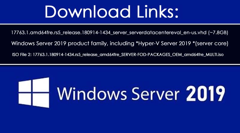 download windows server 2019 evaluation iso
