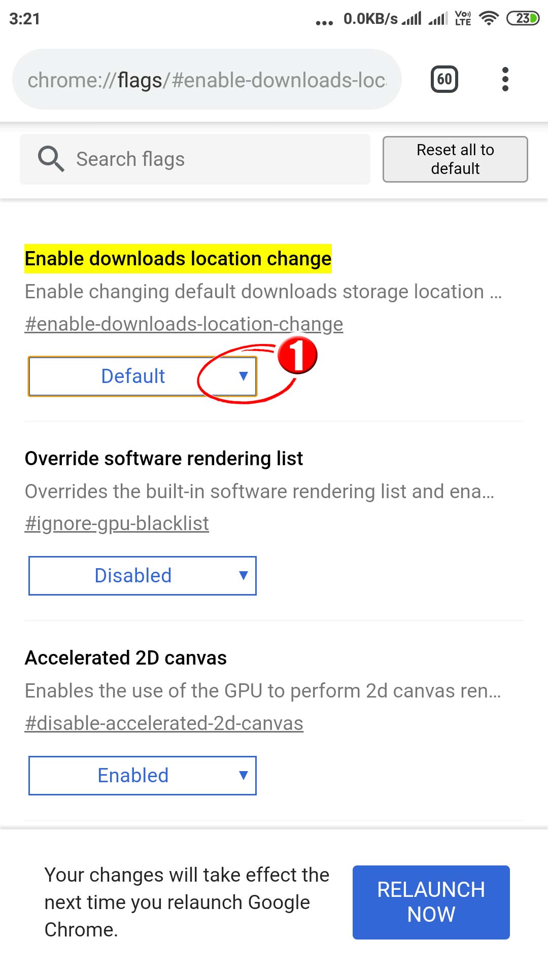where are chrome downloads on android