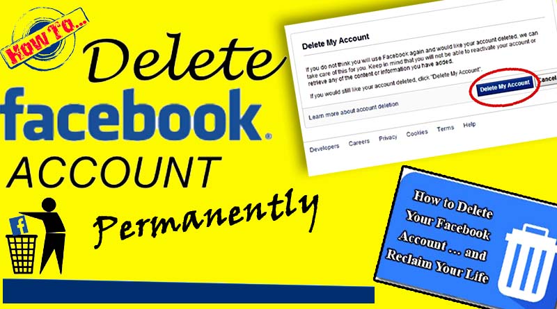 How to delete facebook permanently