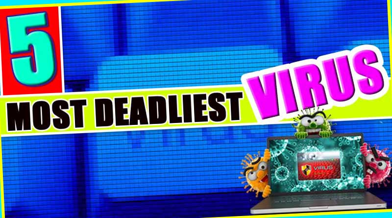 Top 5 dangerous Viruses ever created-Based on loss caused