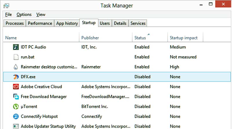 simply toggle Startup tab in Task Manager and see what applications are being started automatically at Windows startup