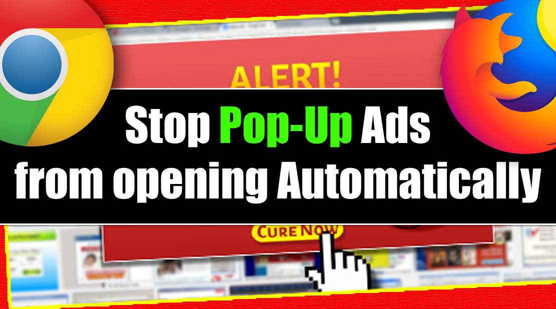 How To Stop Pop-Up Ads on Websites Chrome Firefox