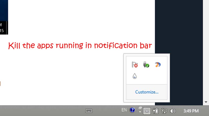 Some programs are designed to stay at your notification bar or system tray(the bottom-right area where clock is displayed). 
