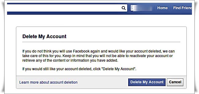 If for what ever reason you don't want to delete your Facebook permanently or don't want to quit Facebook