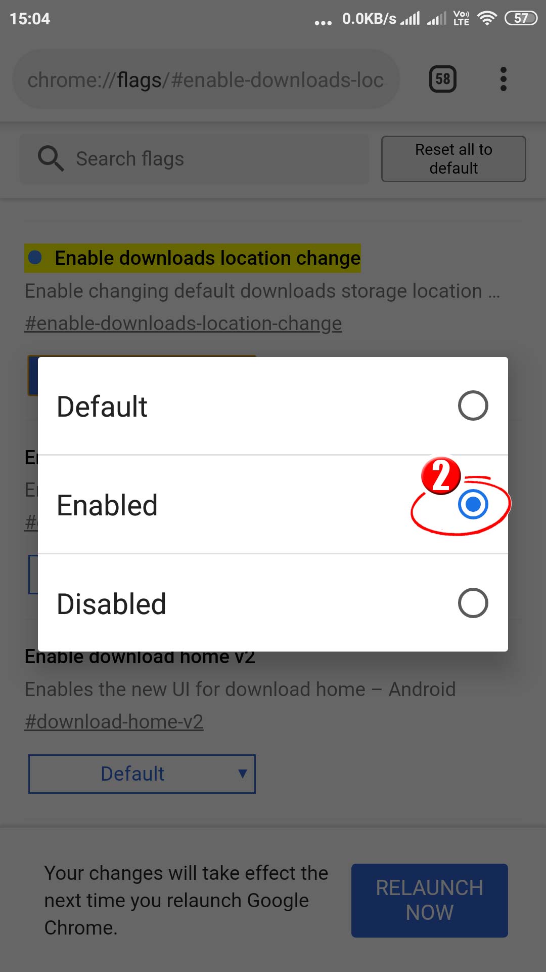 Change Chrome Download Location on Android