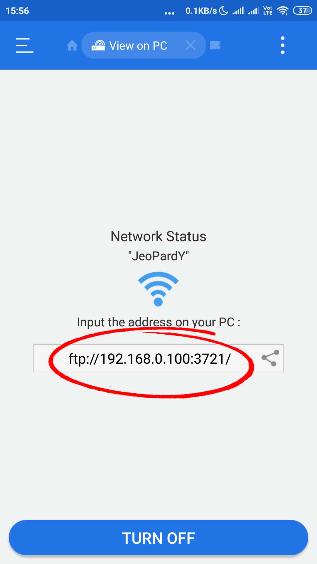 Connect-android-to-pc-wifi