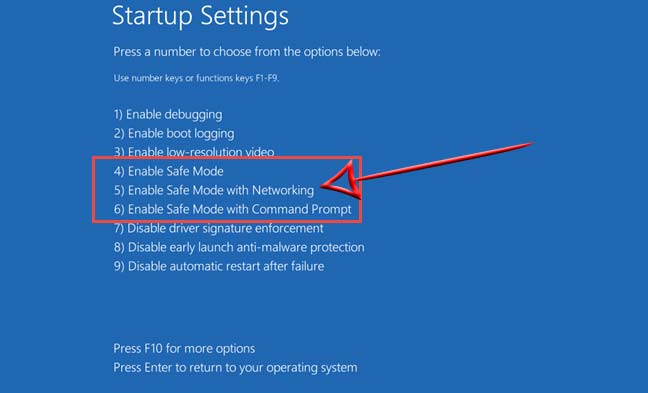 Enable-safe-mode-with-networking-windows