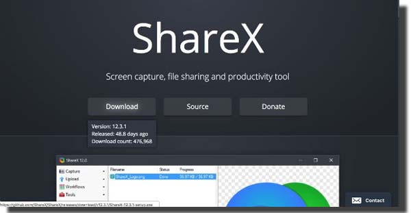 Record-Windows-Screen-OBS-Studio Screen-Recorder-sharex