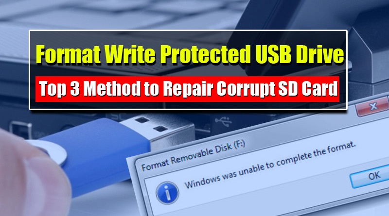 format write protected usb flash drive