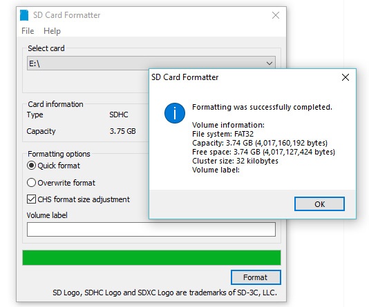 Use SD Formatter  to Format Write Protected USB Drive