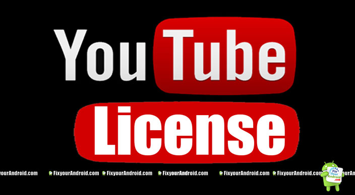 Standard youtube license