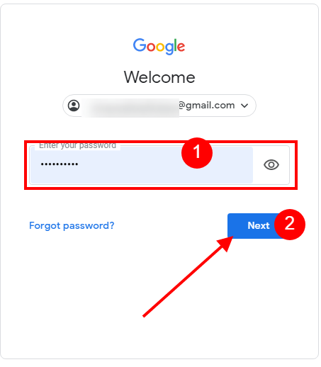 gmail login different user enter gmail password
